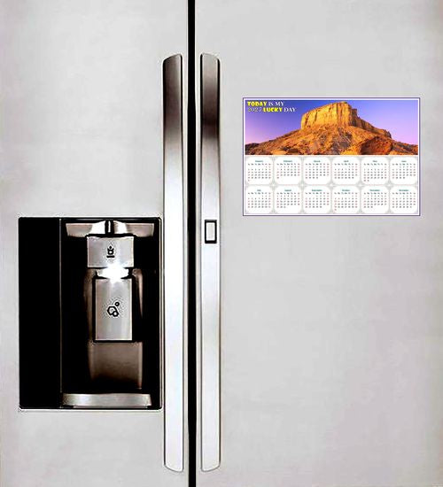 2027 Peel & Stick Calendar - Today is my Lucky Day - Removable, Repositionable - 028b (9"x 6")