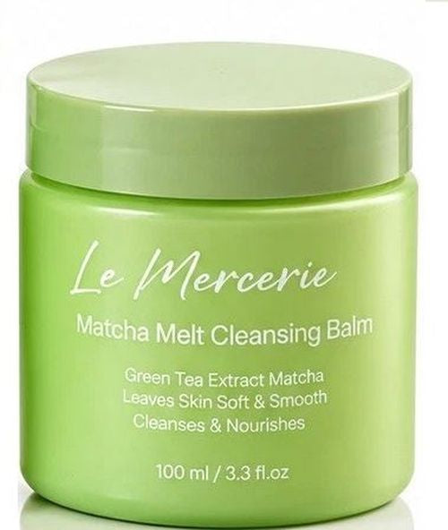 Le Mercerie Matcha 5-Pc Skincare Set: Balm, Micellar, Foam, Serum, Eye Roll-On