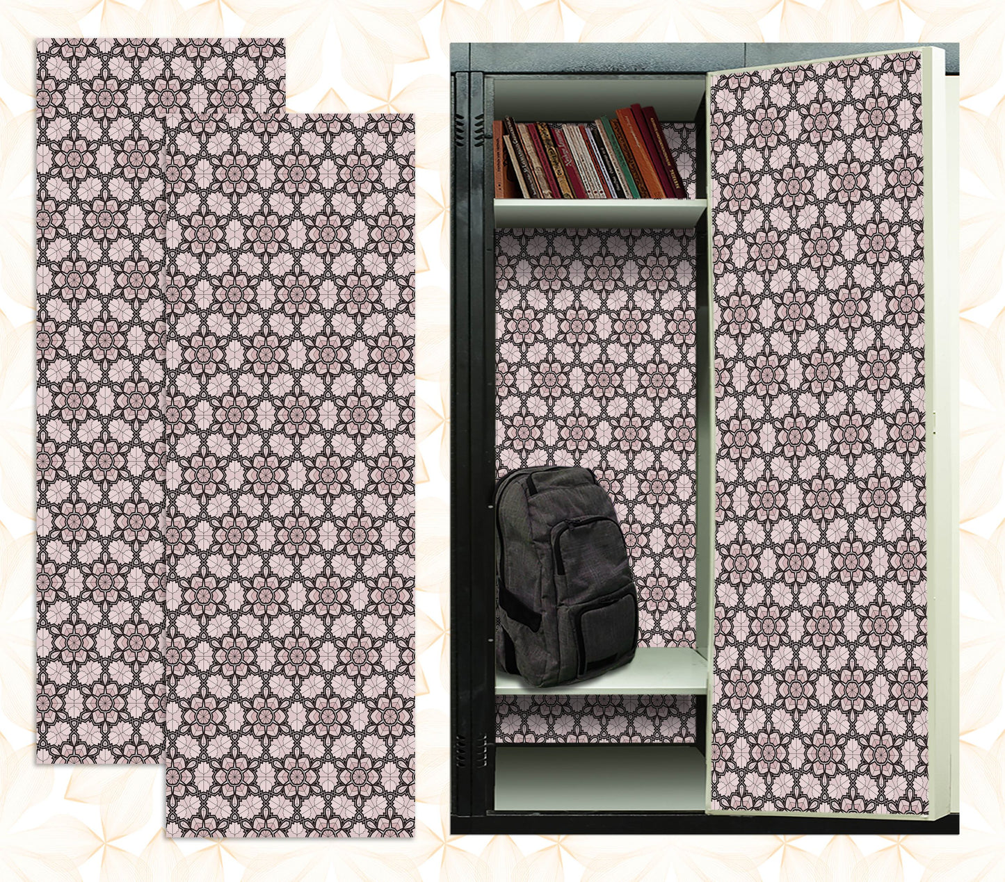 Magnetic Locker Wallpaper - Pack of 2 Rolls - (vr57)