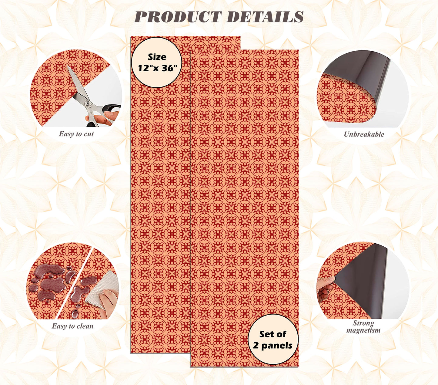 Magnetic Locker Wallpaper - Pack of 2 Rolls - (Geometric) (vg 018)