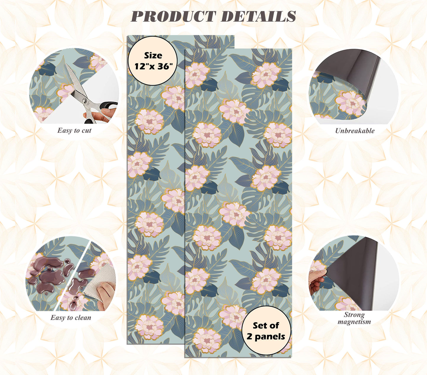 Magnetic Locker Wallpaper - Pack of 2 Rolls - (vr34)