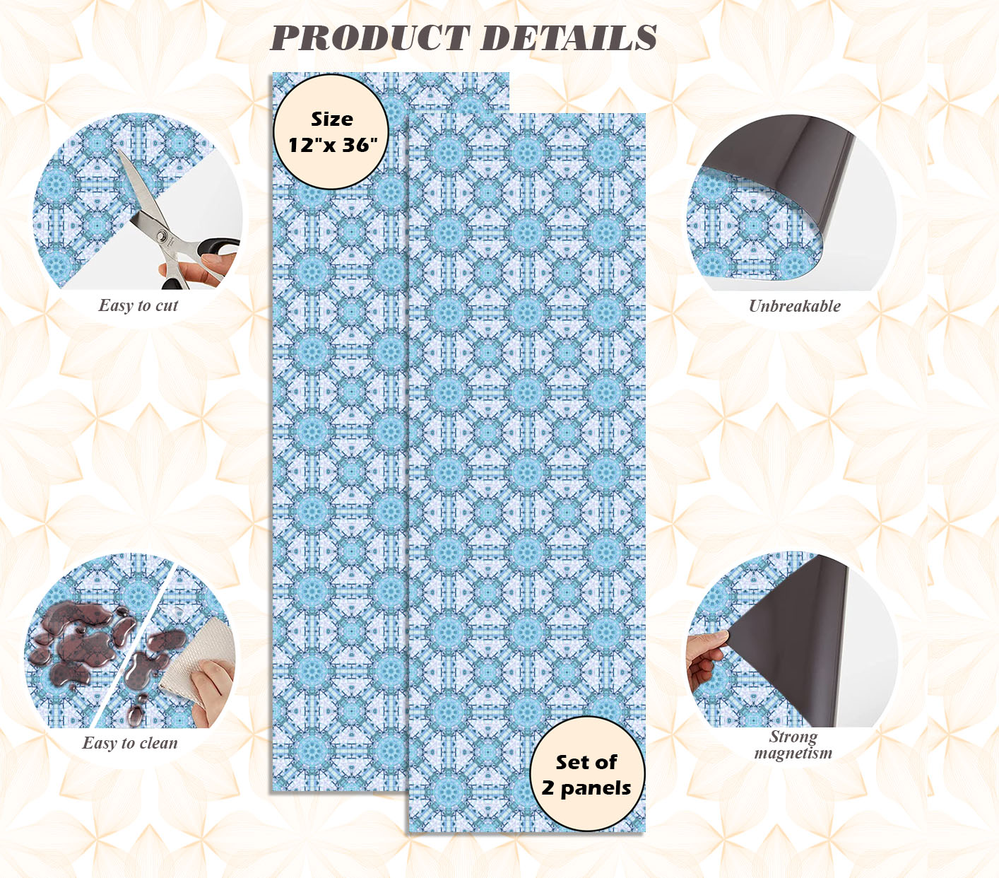 Magnetic Locker Wallpaper - Pack of 2 Rolls - (vr68)