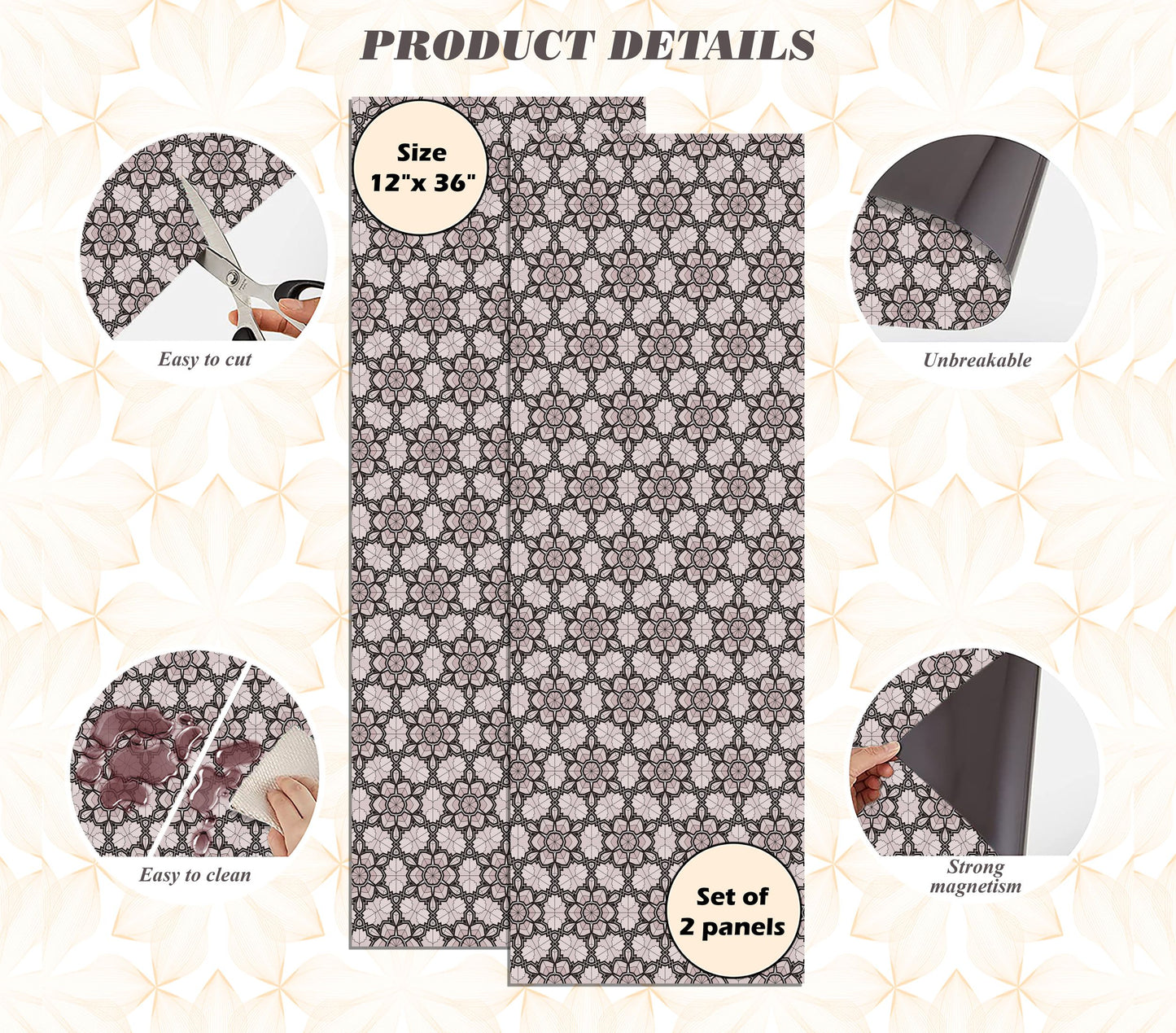 Magnetic Locker Wallpaper - Pack of 2 Rolls - (vr57)