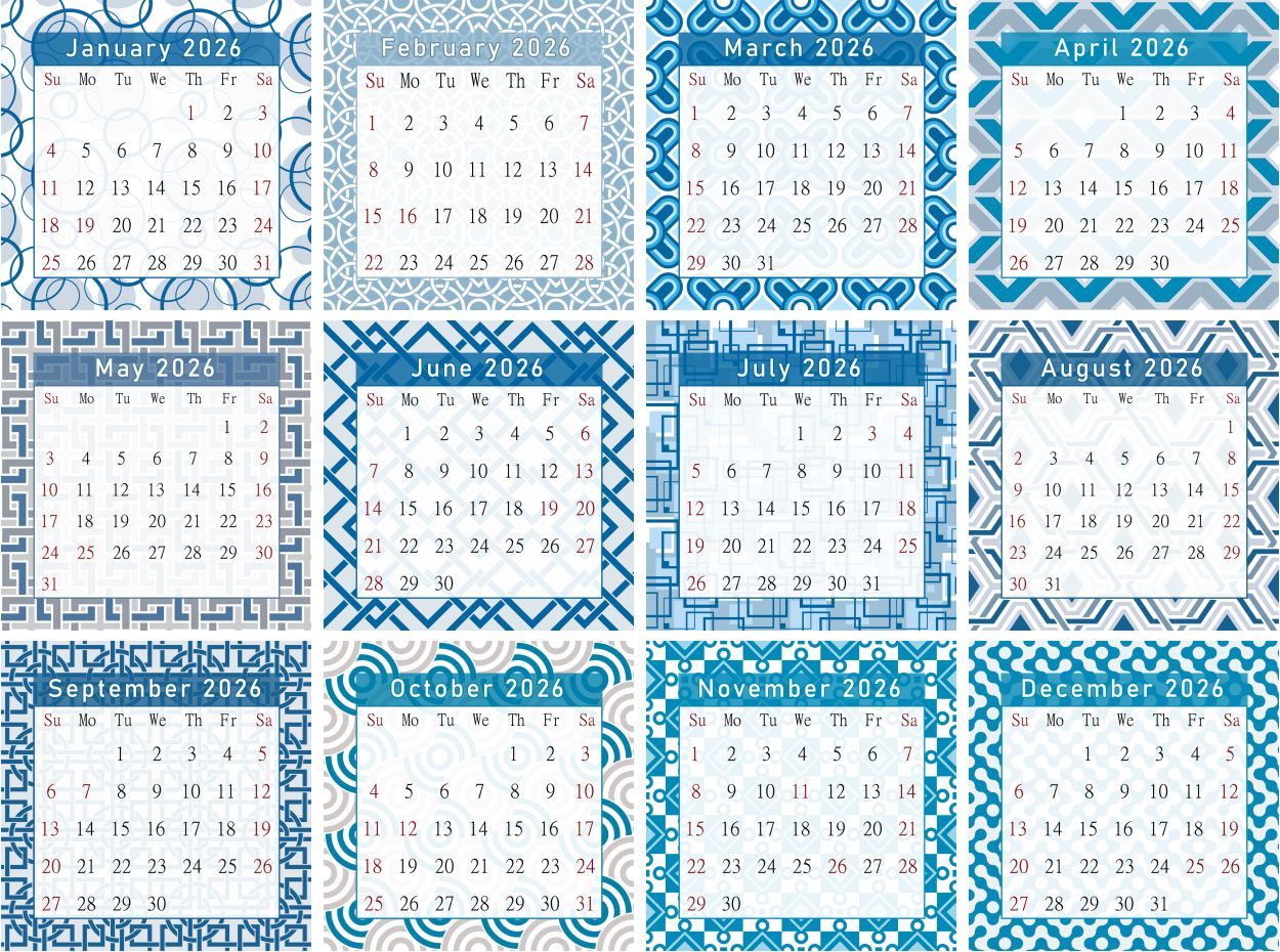 2026 CD-Style Desk Calendar 12 Months Calendar / Planner / Desk Calendar With CD Case Stand, Office Decor, Christmas Gifts (Edition #04)