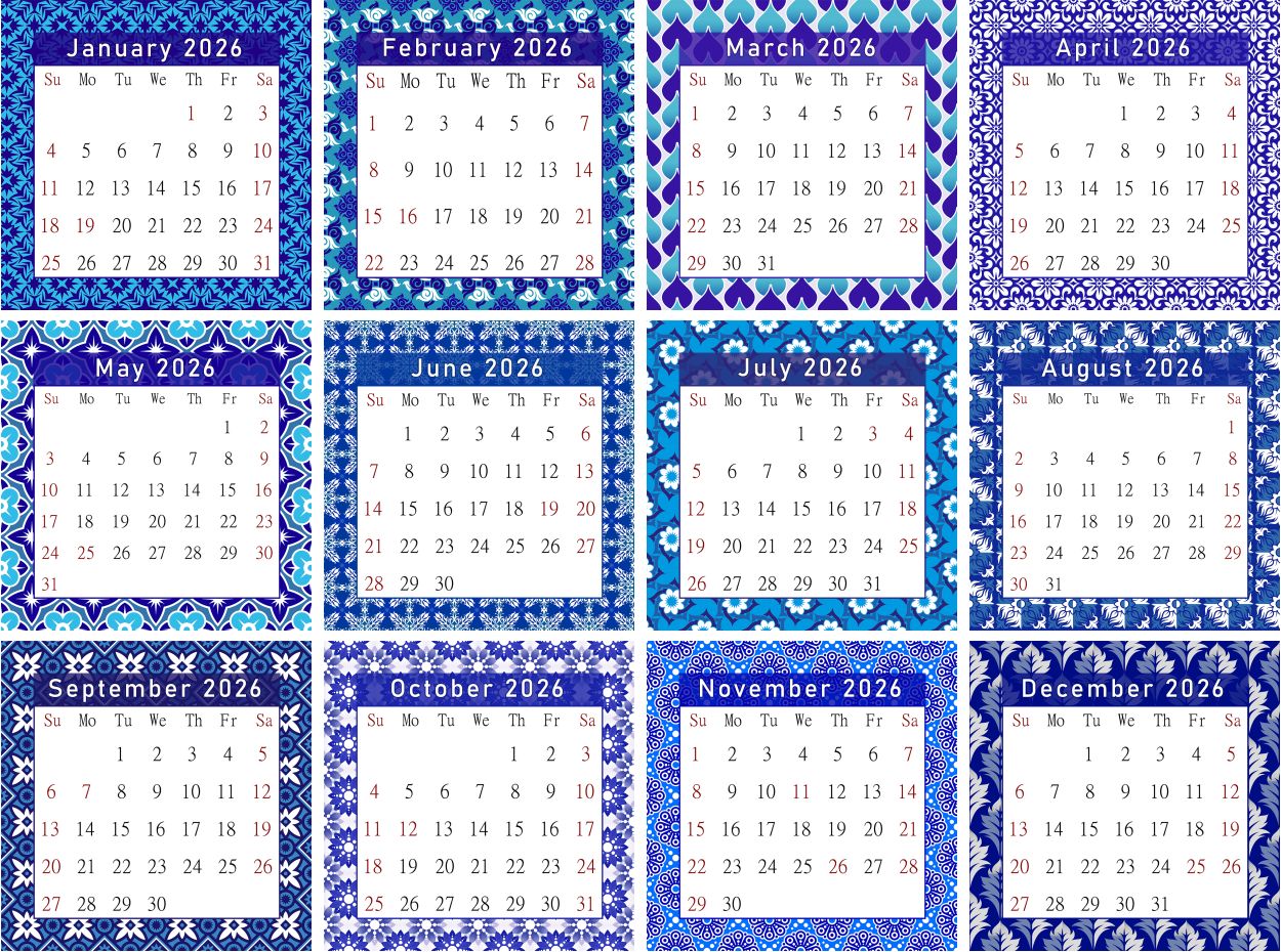 2026 CD-Style Desk Calendar 12 Months Calendar / Planner / Desk Calendar With CD Case Stand, Office Decor, Christmas Gifts (Edition #18)