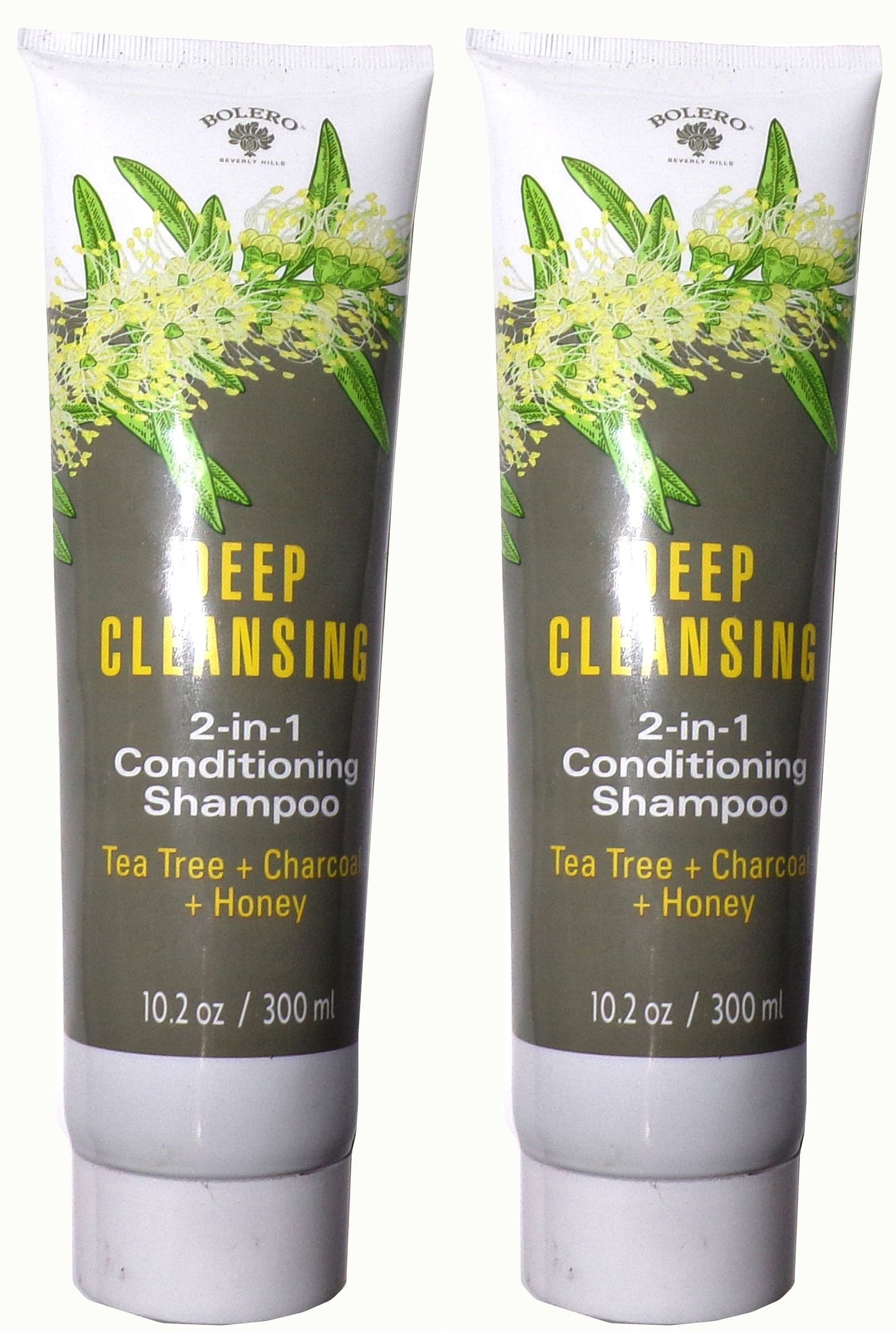 Bolero Deep Cleansing 2 In 1 Conditioning Shampoo Tea Tree + Charcoal + Honey