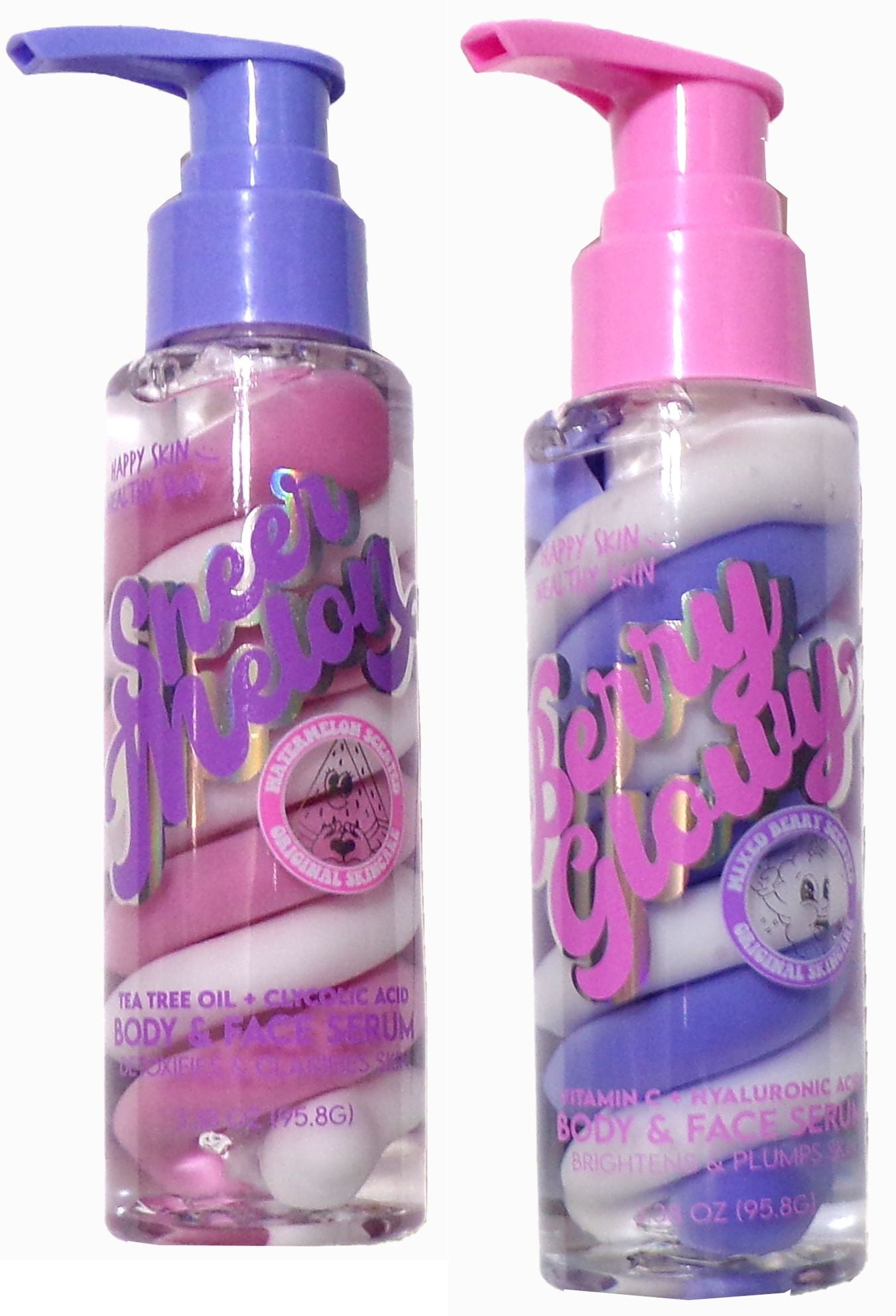 Shee Melon Detoxifies & Clears Skin with Tea Tree Oil + Brightens & Plumps Set