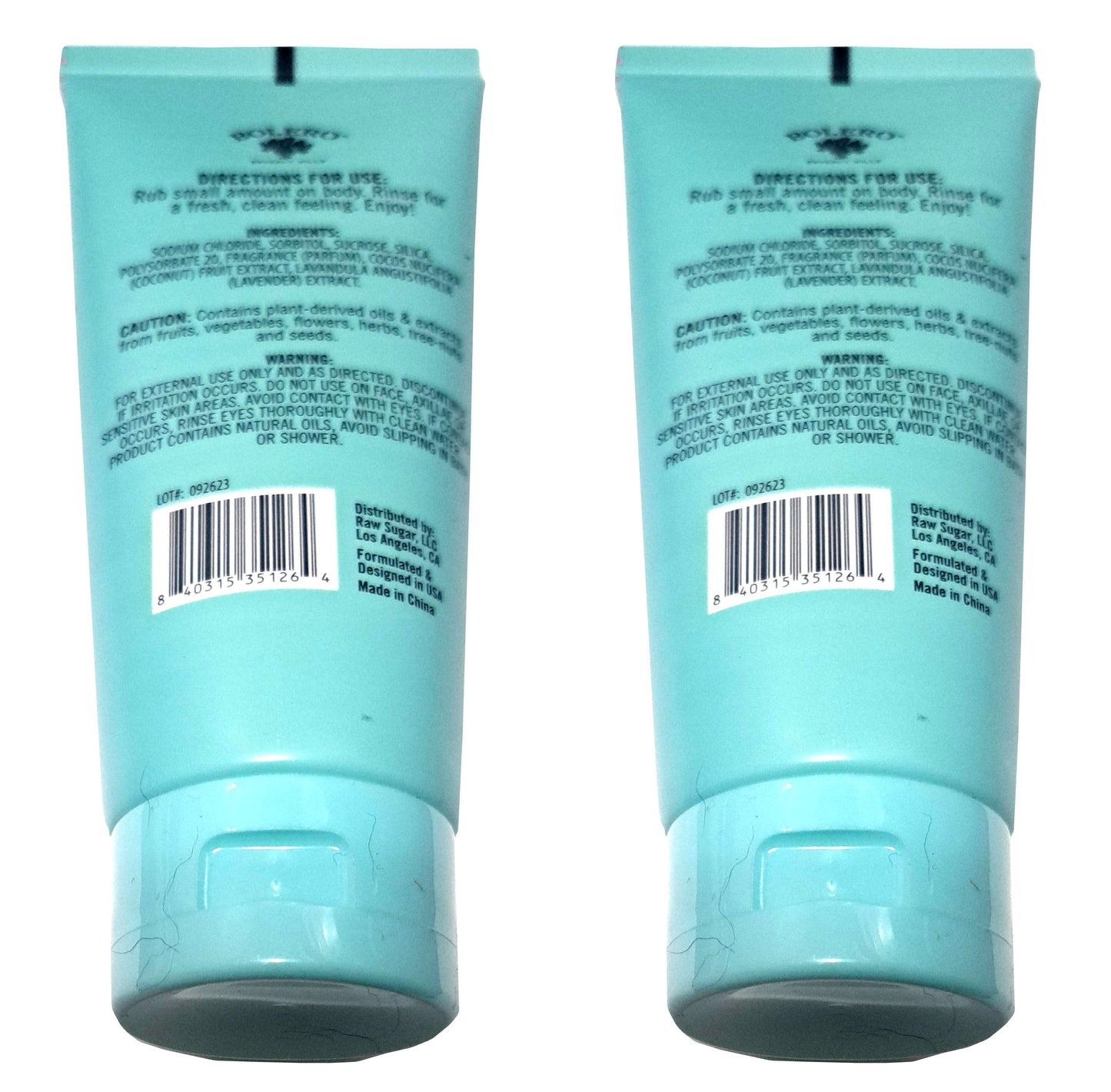 Hydrating Body Scrub - Coconut Milk & Lavender 5fl oz./147.8ml (Set of 2 Pack)