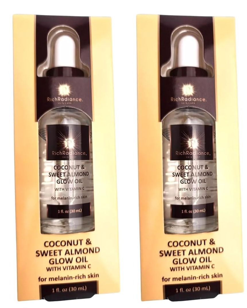 Rich Radiance Skin Care Coconut & Sweet Almond Face Glow Oil With Vitamin C