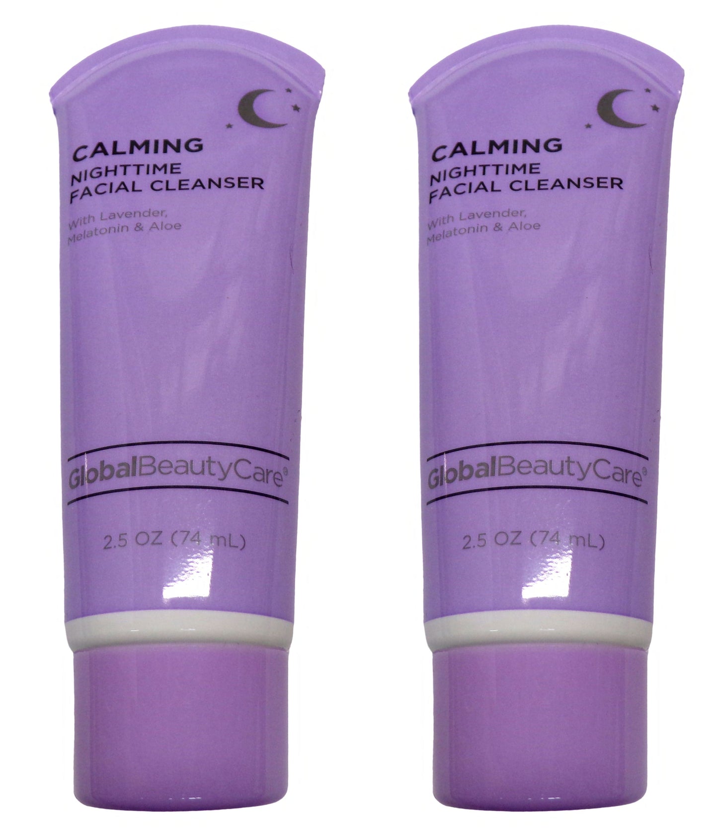 Calming Nighttime Facial Cleanser - Lavender Melatonin & Aloe 2.5fl oz 74ml Set