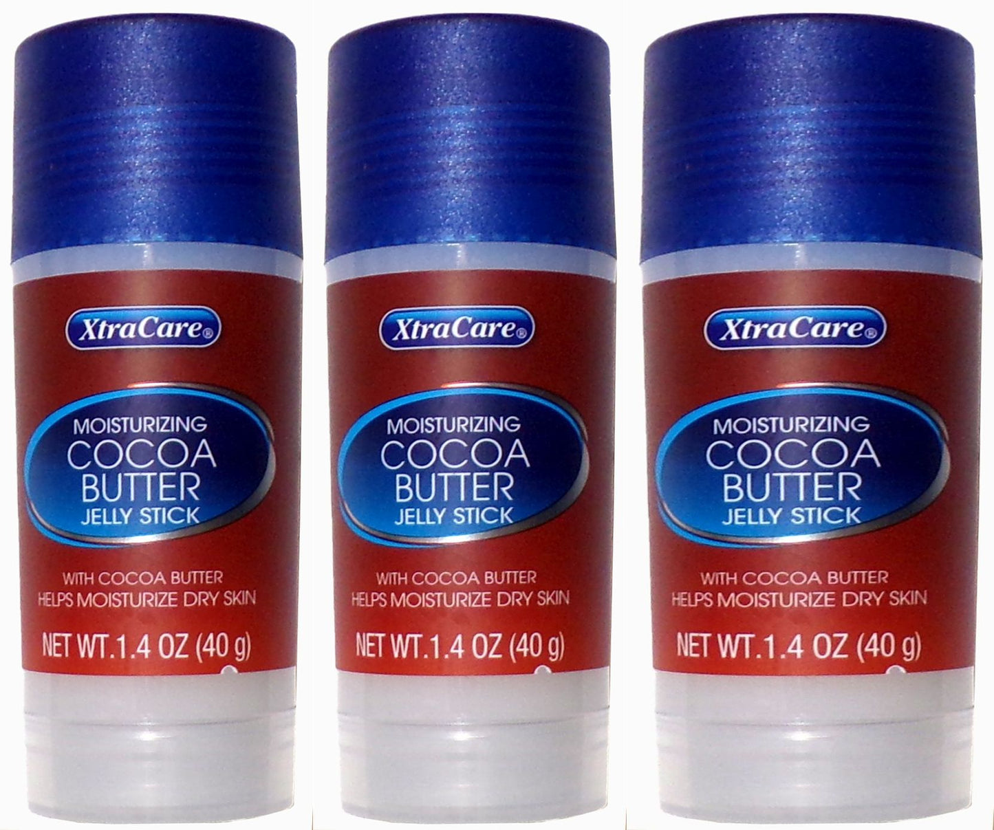 XtraCare Moisturizing Cocoa Butter Jelly Sticks 1.4oz each (Set of 3)