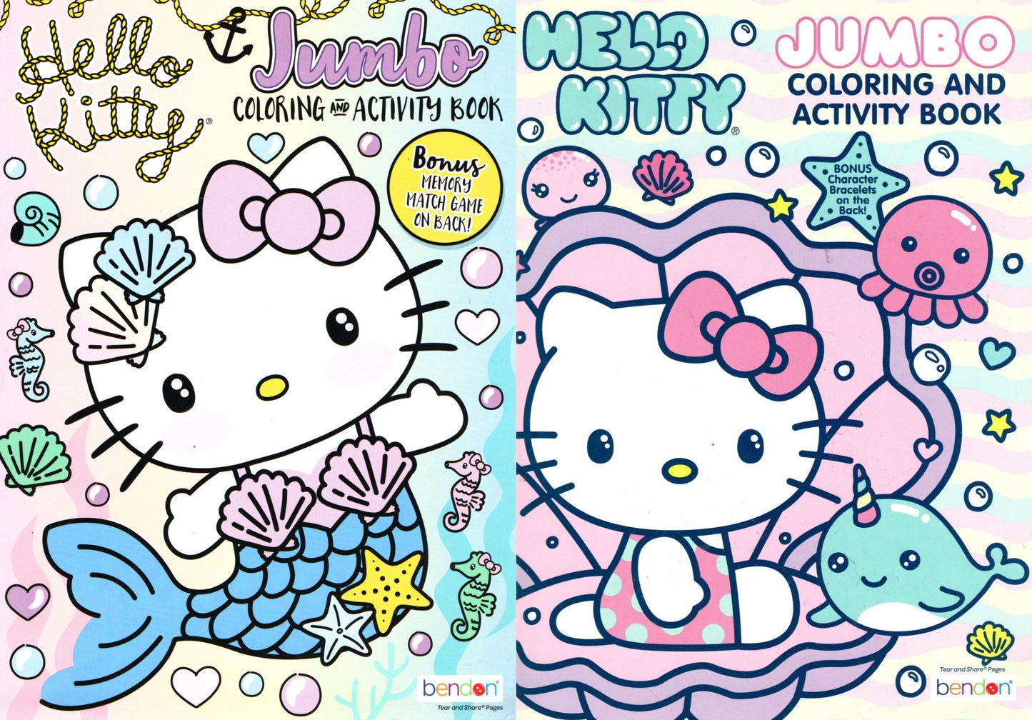Hello Kitty - Jumbo Coloring & Activity Book (Set of 2 Books)