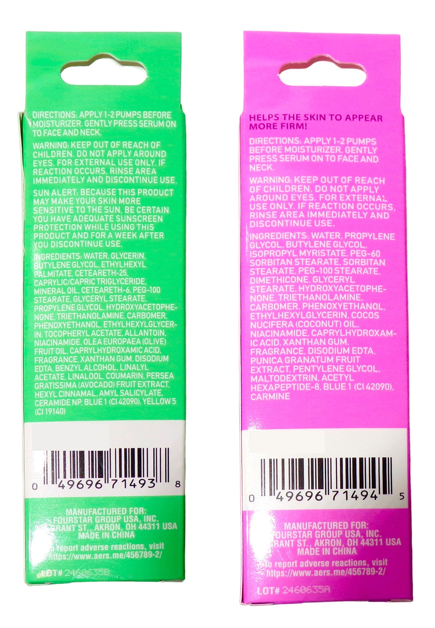 B-pure Glow Up Serum - Pomegranate & Avocado Extract 1oz (Set of 2)