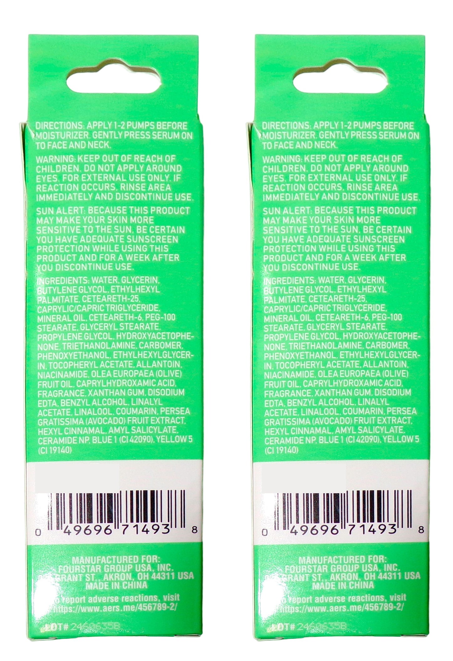 B-Pure Glow Up Renewing Serum, Avocado Extract & Ceramides, 1 fl (Set of 2)