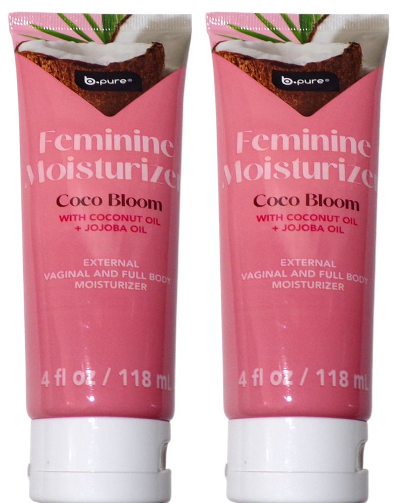 b pure Feminine Moisturize Coconut Oil & Jojoba Oil 4 fl oz (Set of 2)