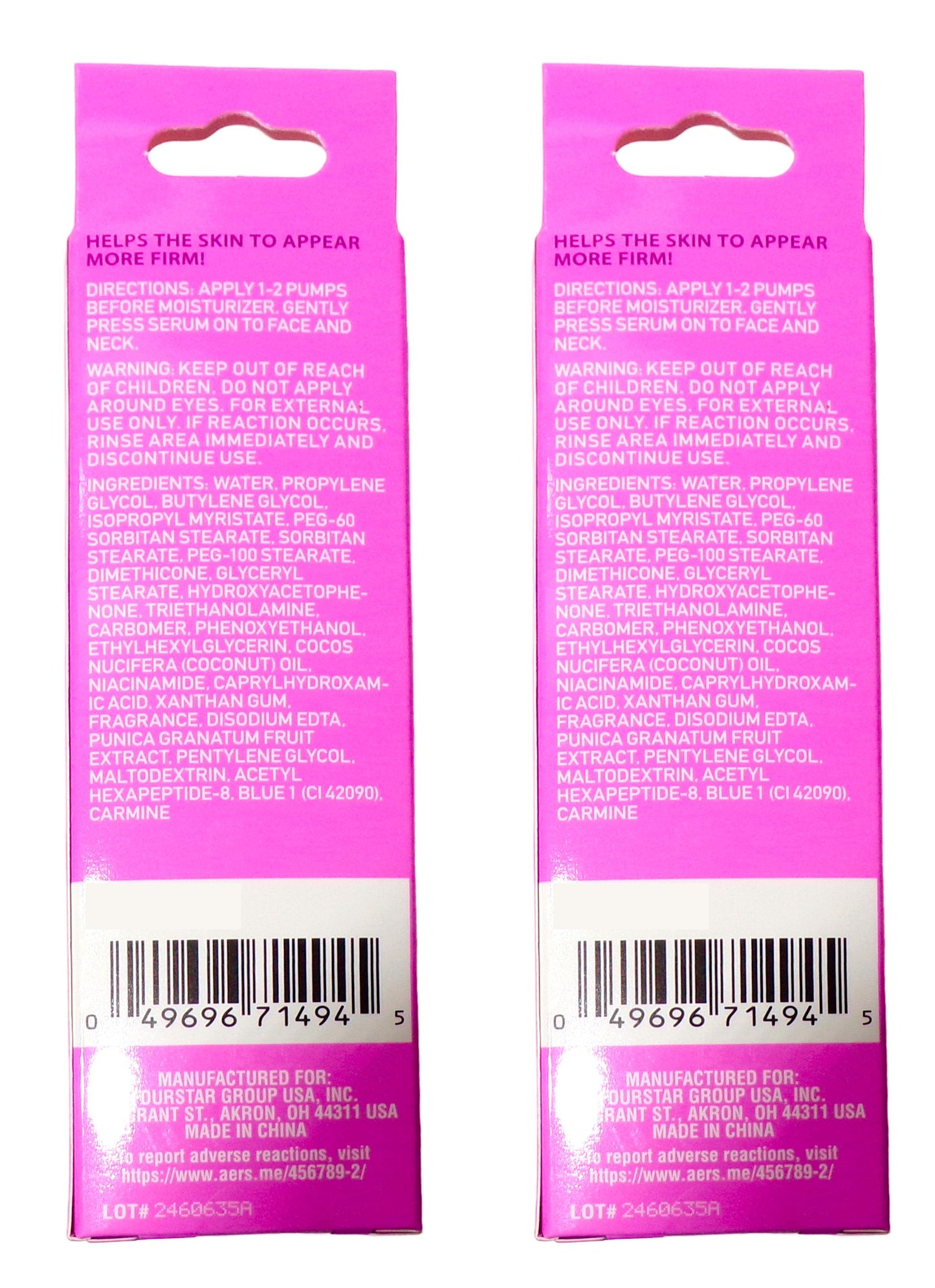 B-pure Glow Up Smoothing Serum - Strawberry Extract 1oz (Set of 2)