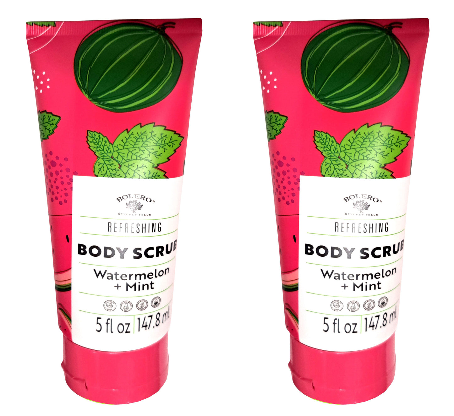Refreshing Body Scrub - Watermelon & Mint 5fl oz./147.8ml (Set of 2 Pack)
