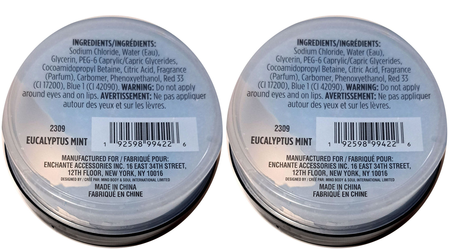 Aromatherapy Signature - Salt Scrub - Eucalyptus Mint Scented 5.1fl oz/150ml (Set of 2 Pack)