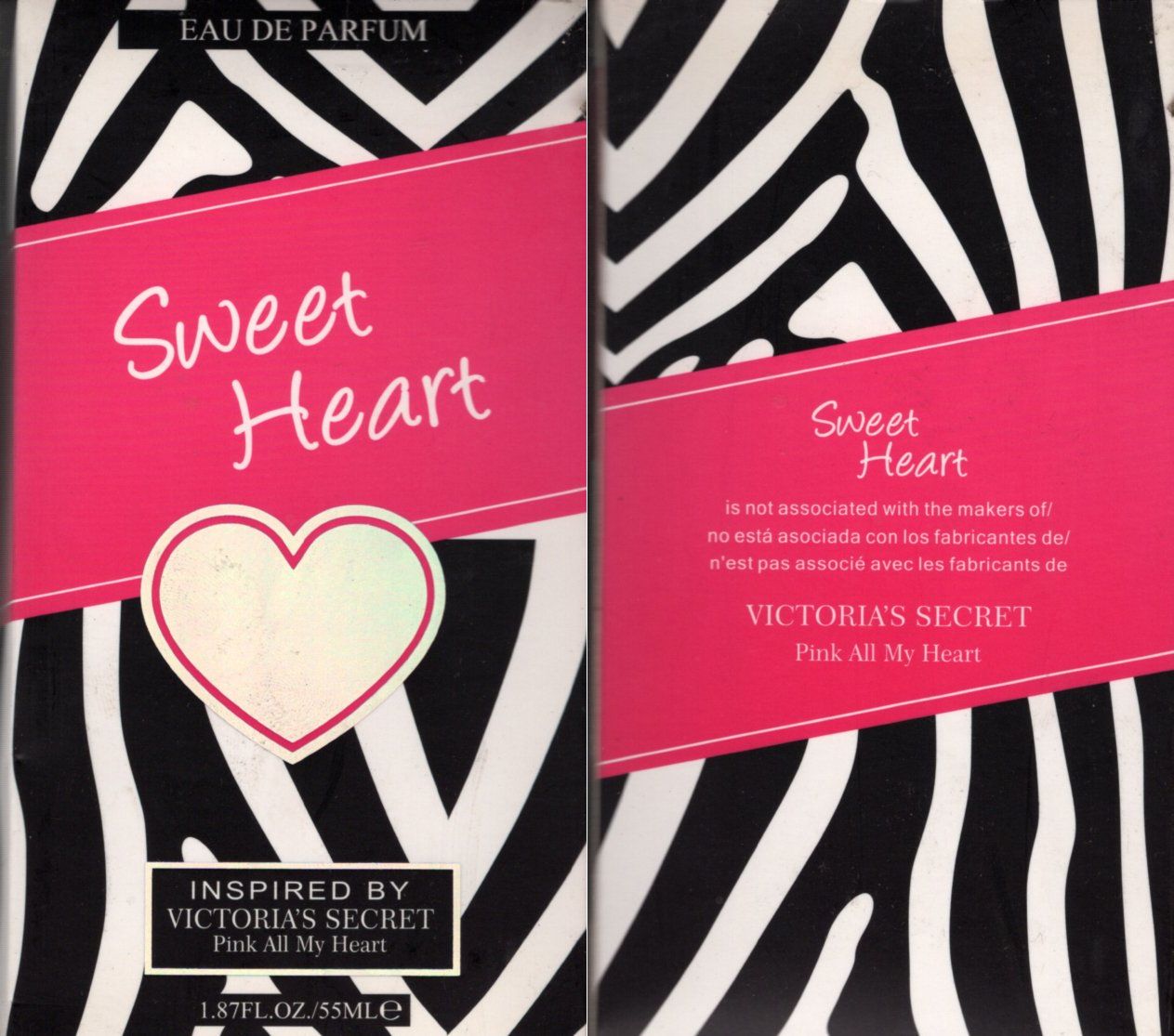 Sweet Heart for Woman EAU DE PARFUME 1.8 oz. 55 ml