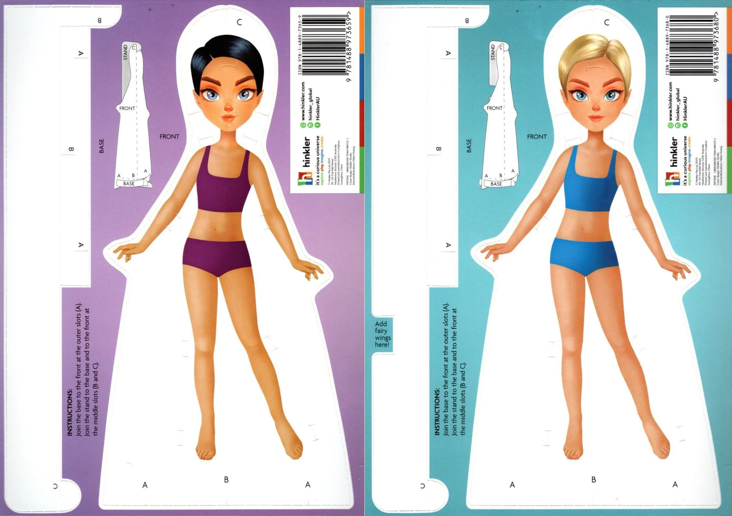 Dress-Up Girls Paper Dolls - Enchanted Fairs & Blossom Princess - Children Book