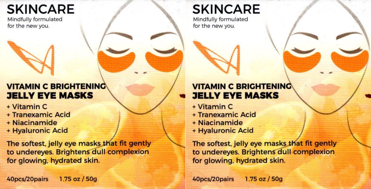LA Splash Cosmetics Vitamin C Brightening Jelly Eye Masks 40 pcs. 20 pairs (Set)