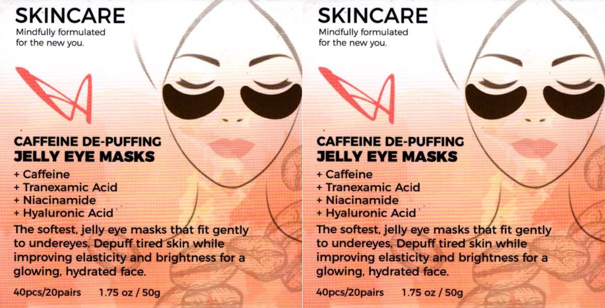 Caffeine de-puffing jelly eye mask-new-40 piece (Set of 2 Packs)