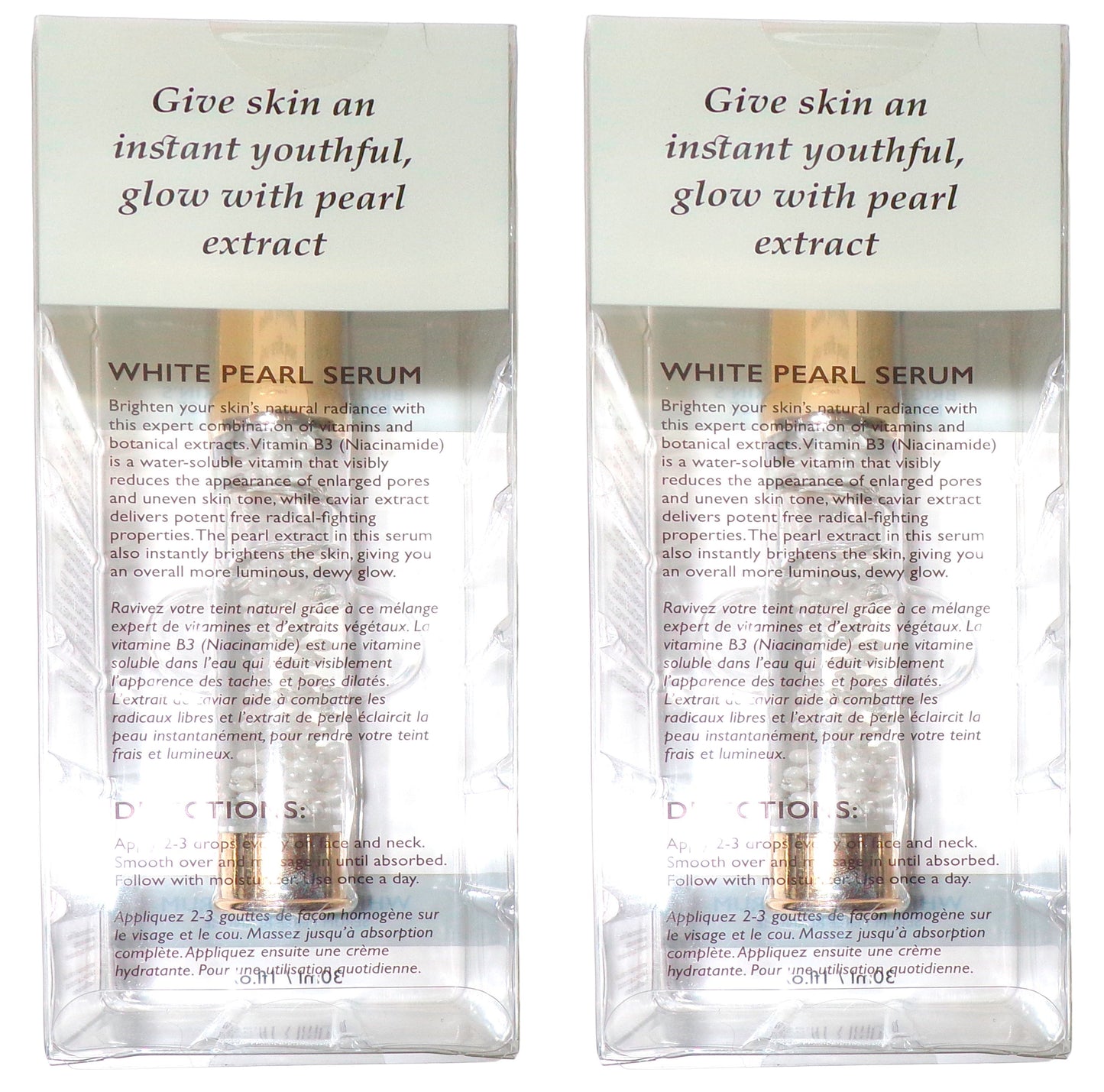 Vivo Per Lei Amaryllis White Pearl Serum 30ml. (Set of 2)