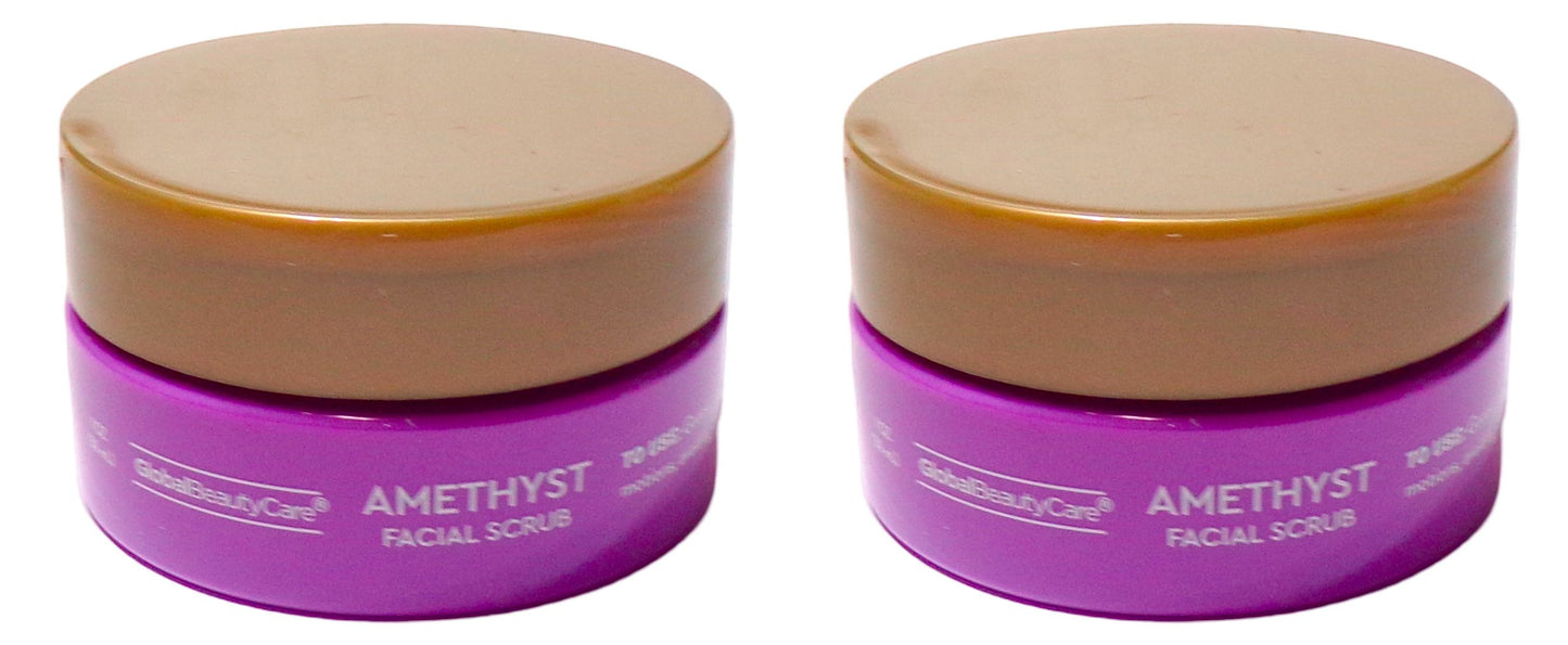Global Beauty Care Amethyst Facial Scrub Polishing 1oz (Set of 2)