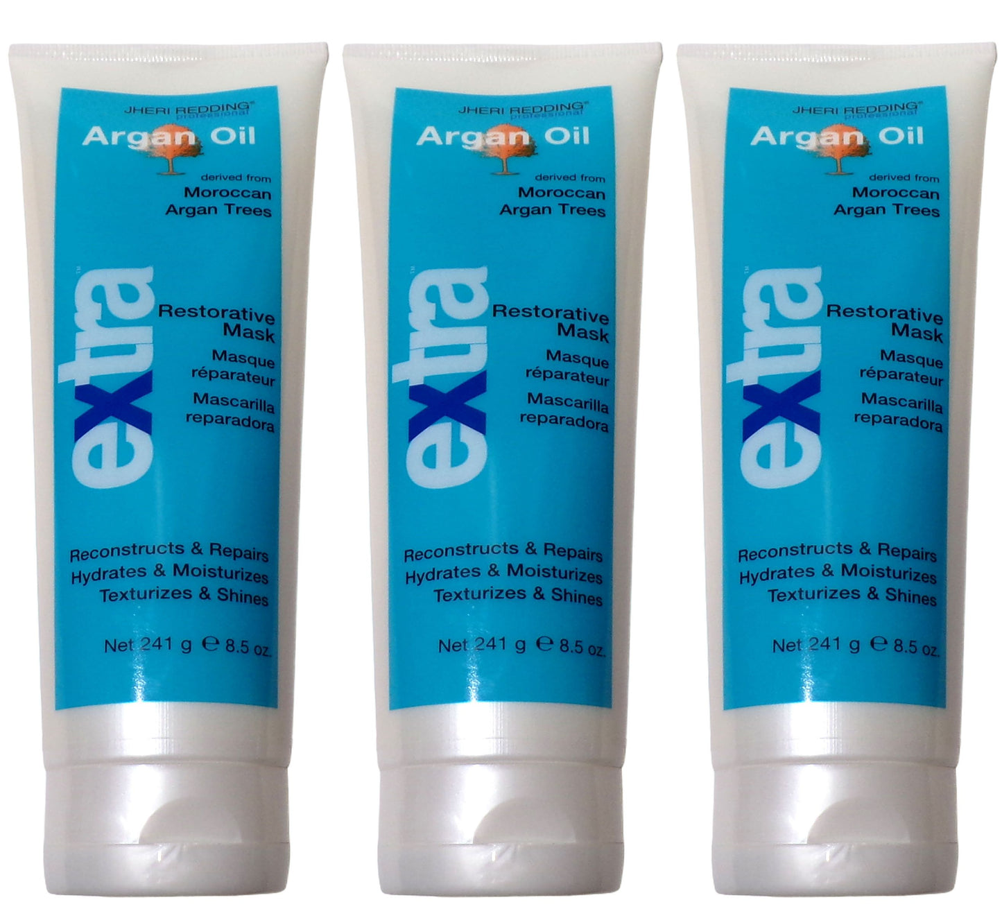 Jheri Redding Extra Argan Oil Moroccan Trees Moisture Restorative Mask 8.5 Set