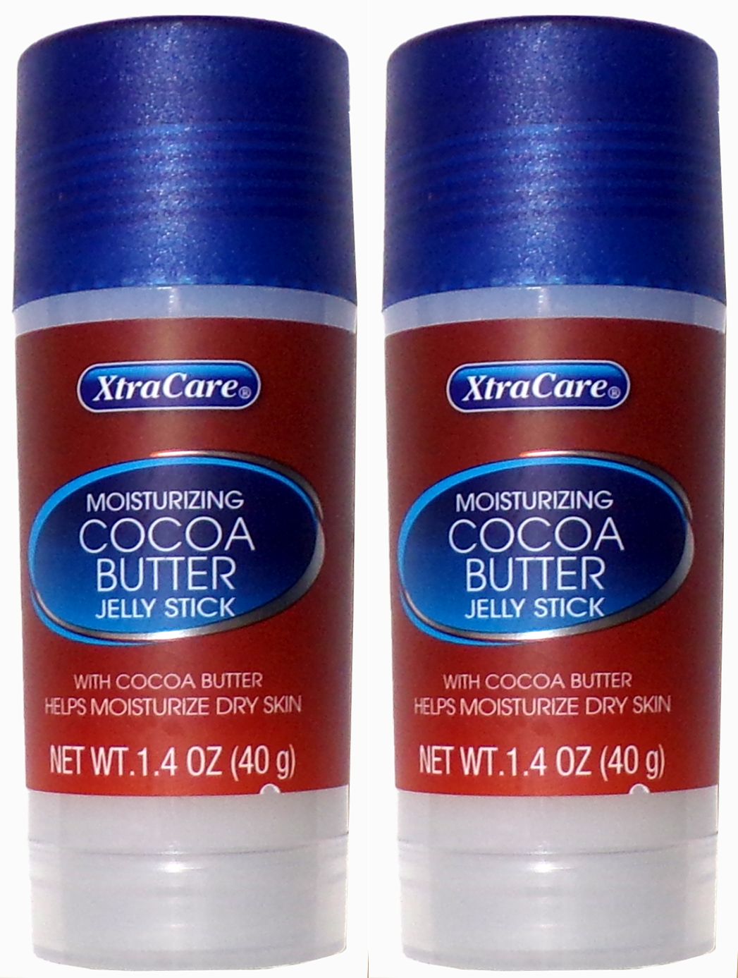XtraCare Moisturizing Cocoa Butter Jelly Sticks 1.4oz each (Set of 2)