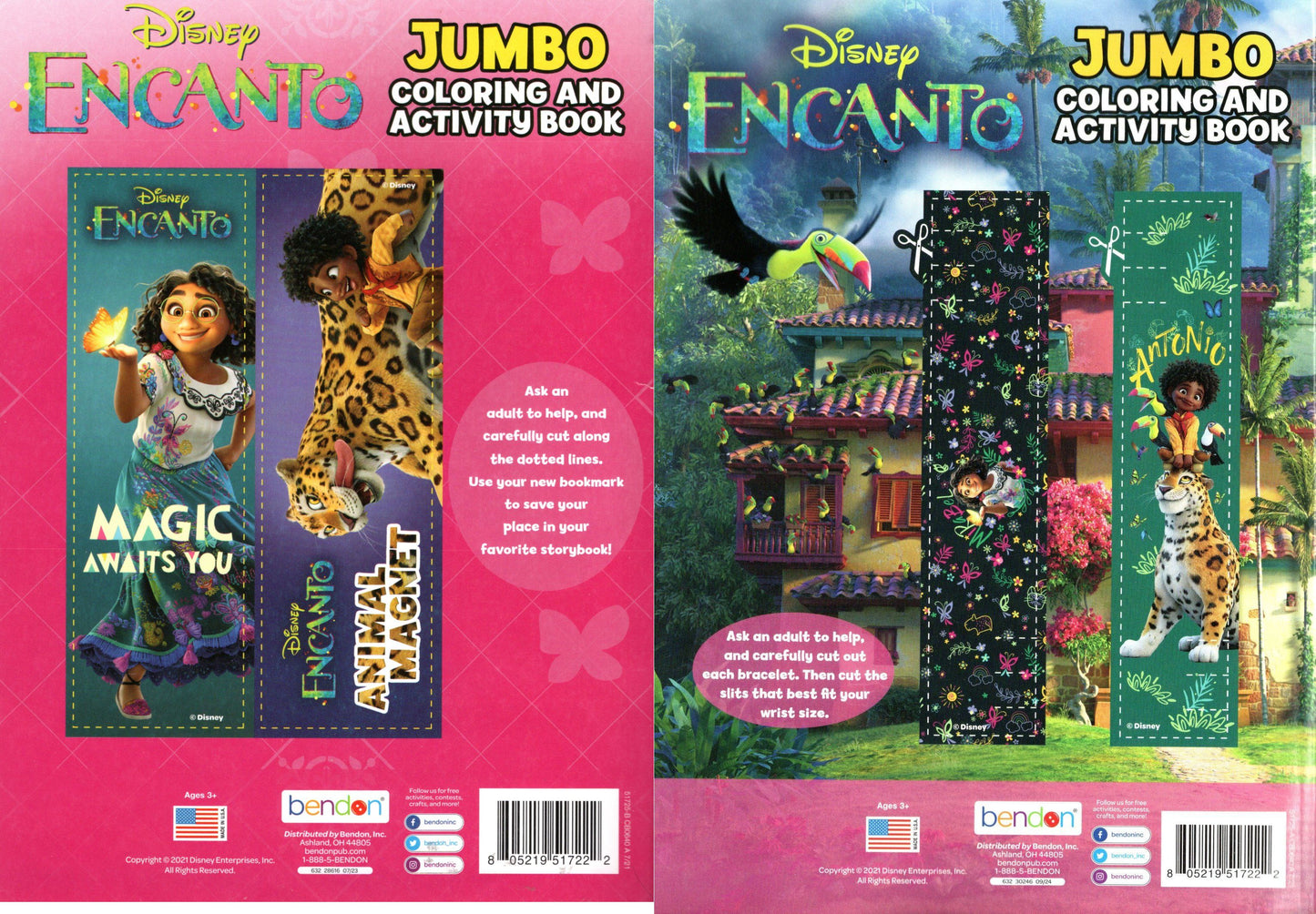 Disney Encanto - Jumbo Coloring & Activity Book (Set of 2) v3