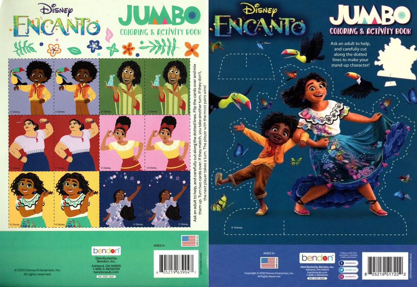 Disney Encanto - Jumbo Coloring & Activity Book (Set of 2) v.5