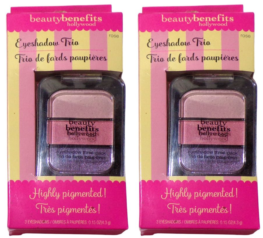 Beauty Benefits Eyeshadow Trio rose (Set of 2)