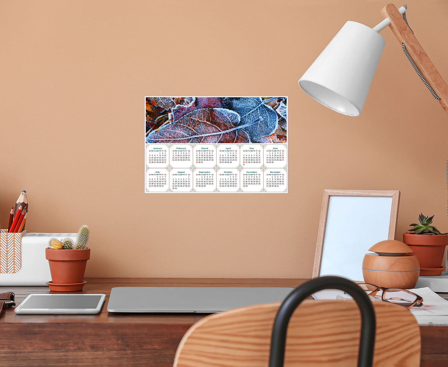 2026 Peel & Stick Calendar - Today is my Lucky Day - Removable, Repositionable - 036 (9"x 6")