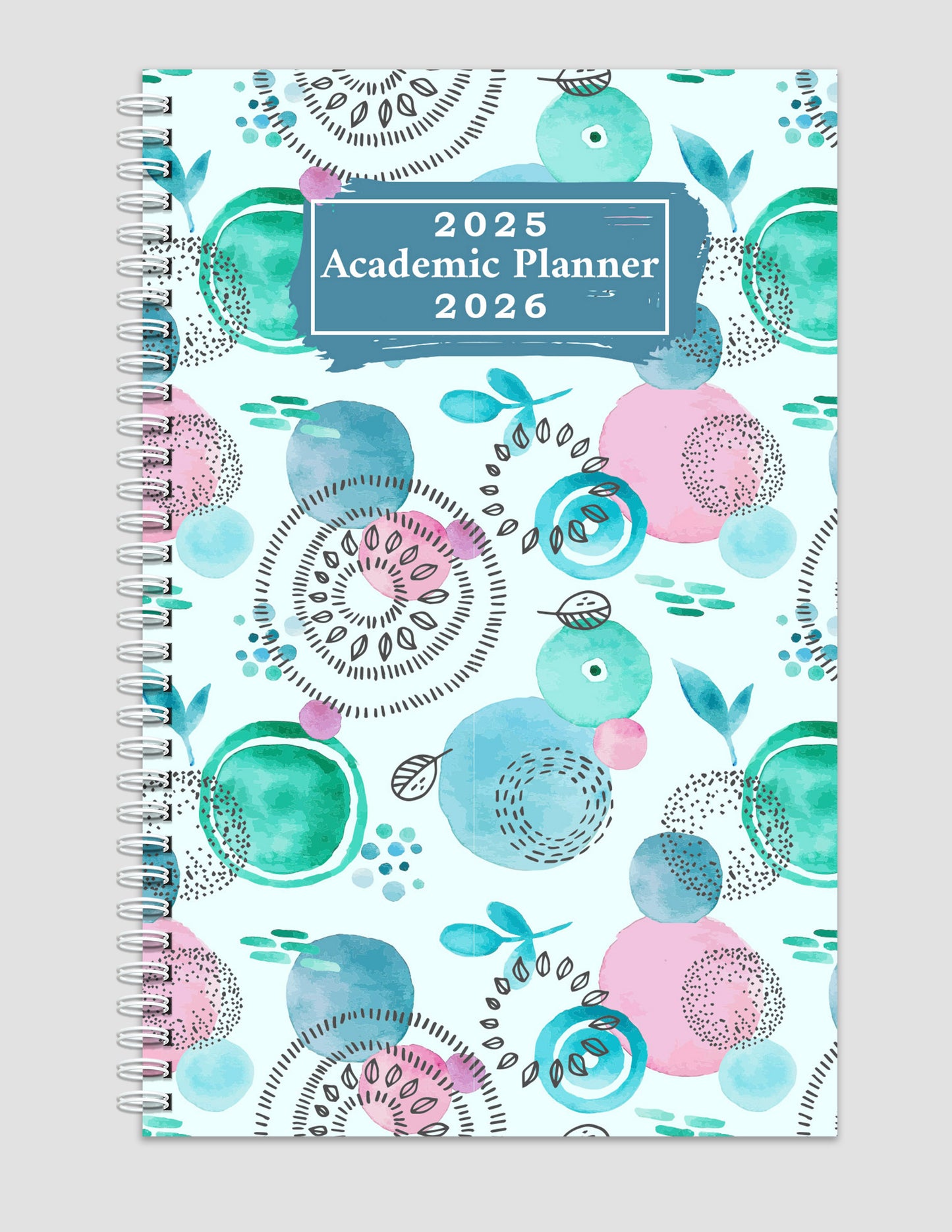 2025-2026 Student Academic Planner Calendar - School College Weekly Agenda #034