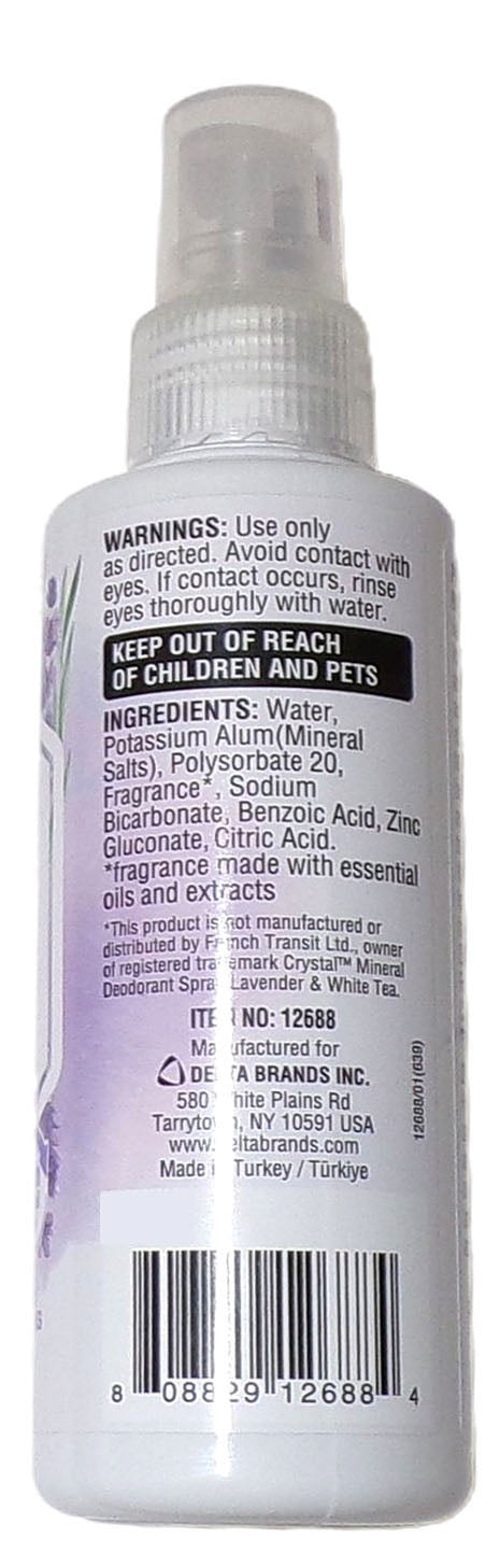 Personal Care All Over Body Mineral Deodorant Unscented & Lavender & White Tea