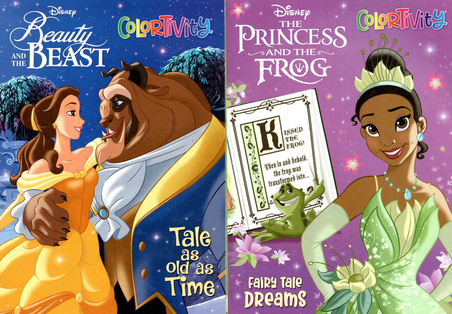 The Princess and the Frog & Beauty and the Beast - Coloring & Activity Book v2