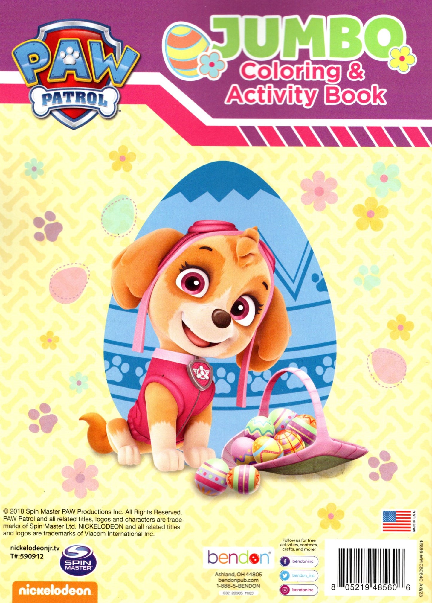 Paw Patrol - Easter Pups on a Roll - Jumbo Coloring & Activity Book