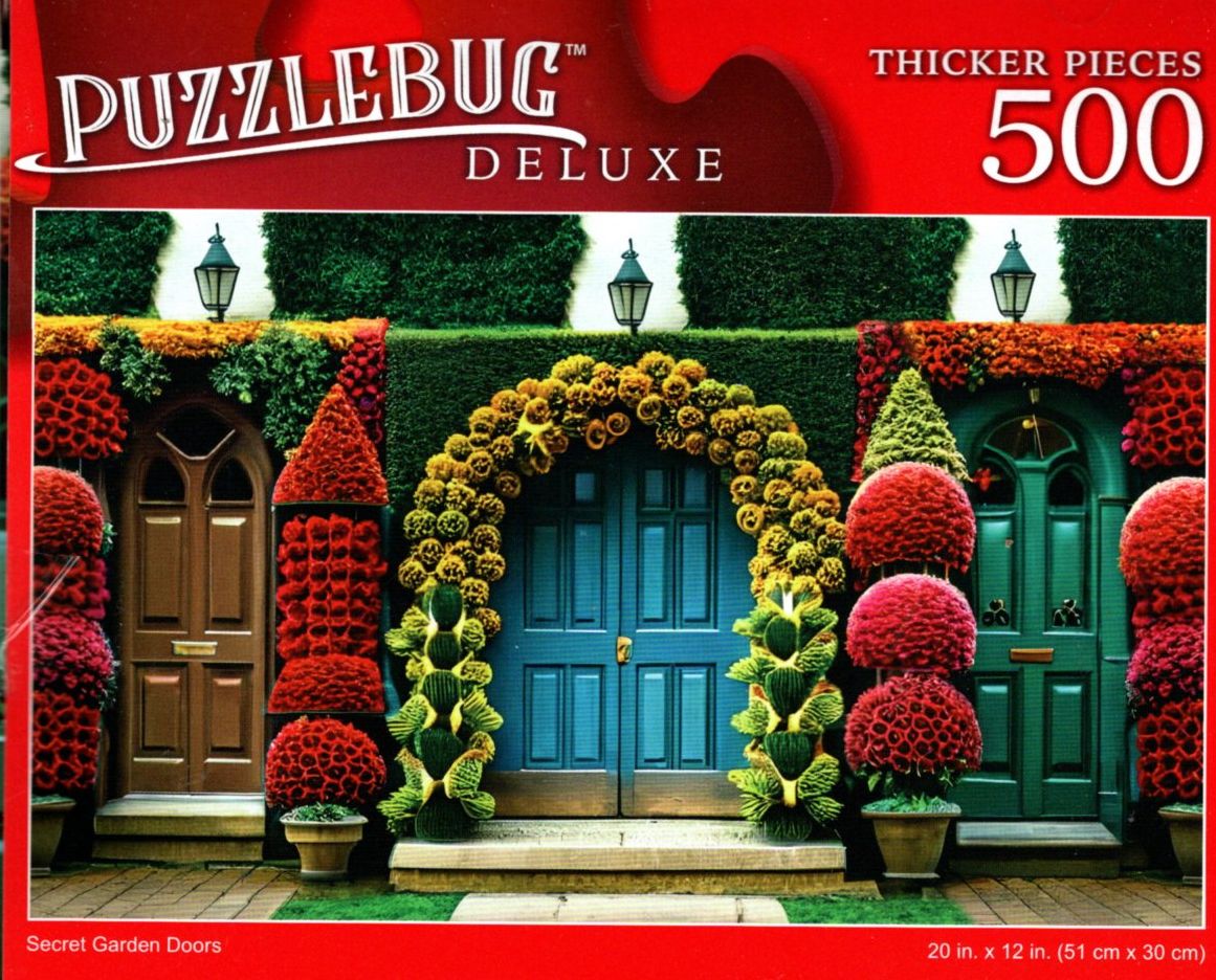 Secret Garden Doors - 500 Pieces Deluxe Jigsaw Puzzle
