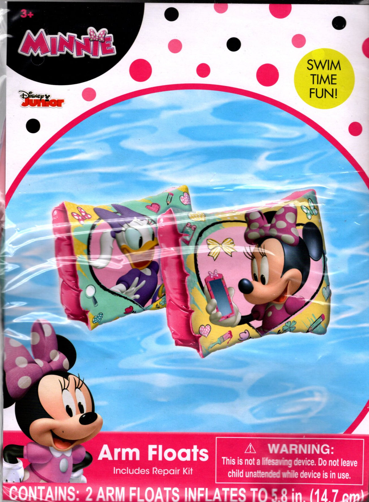 Disney Minnie - Arm Flats - Includes Repair Kit - Swim Time Fun! v2