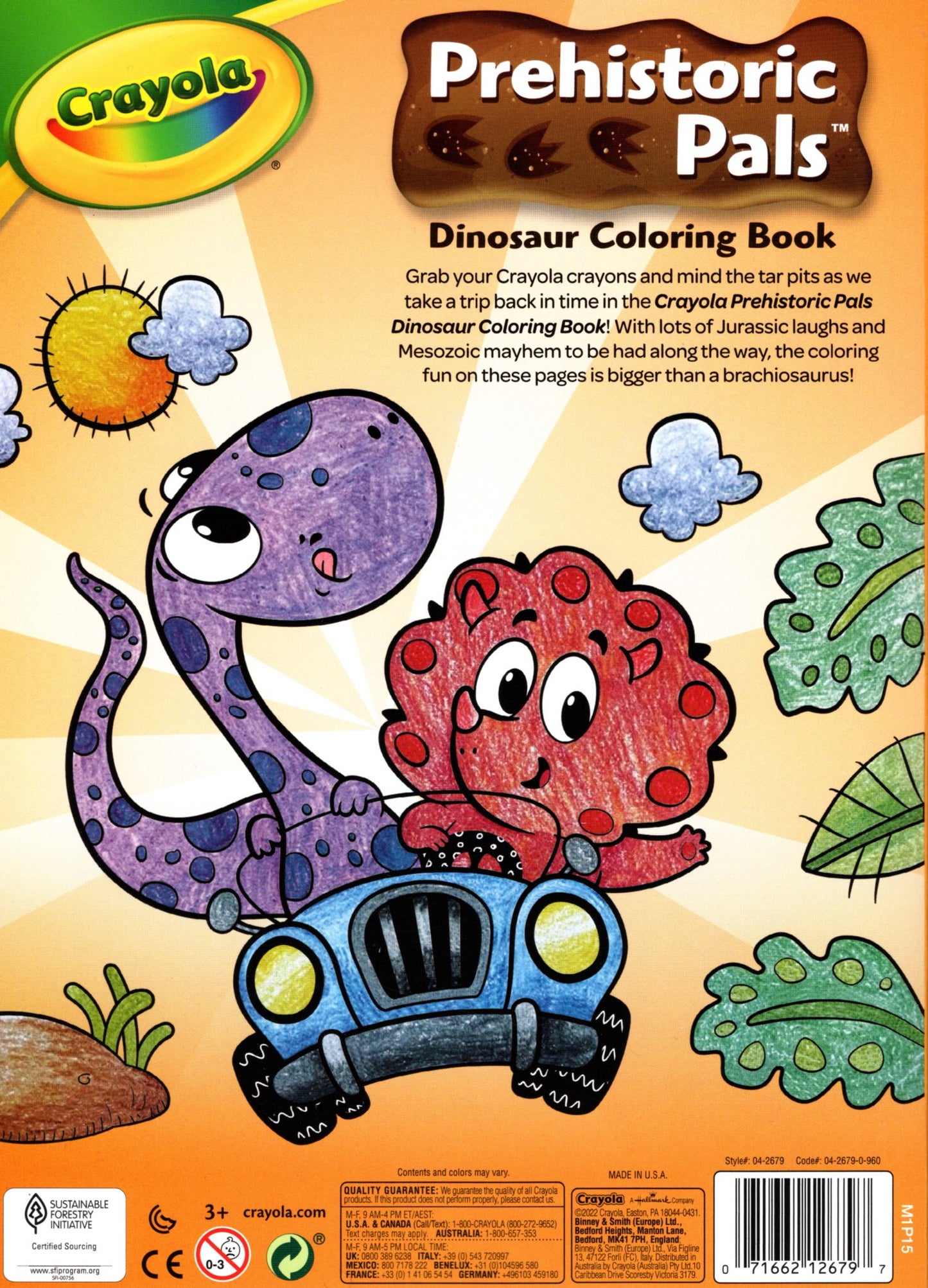 Crayola - Prehistoric Pals - Coloring Book