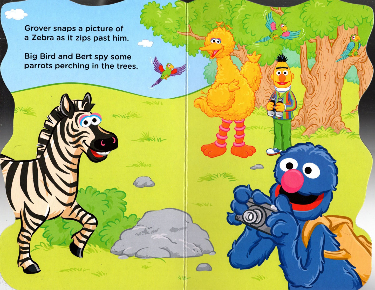 Elmo's First Day of School, Wild Animal Adventures, Best Great Baseball Game - Board Book Set