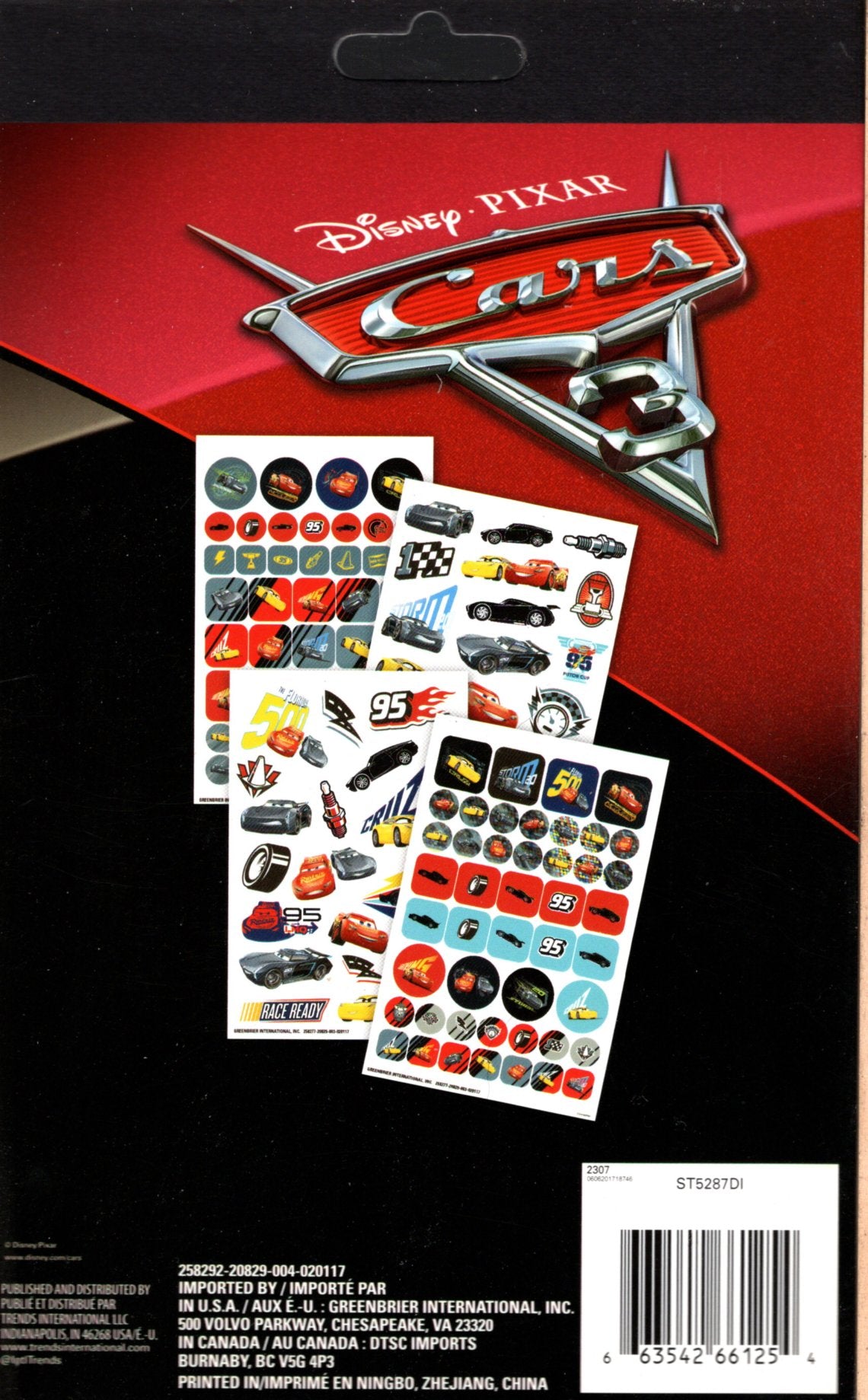 Disney Pixar Cars - Stickerland - Sticker Book over to 200 Stickers