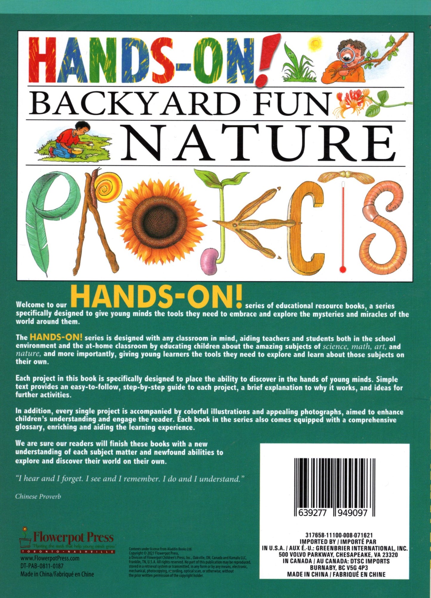 World of Wonder Activity Workbook - Hands-On! Backyard Fun Nature Art Projects