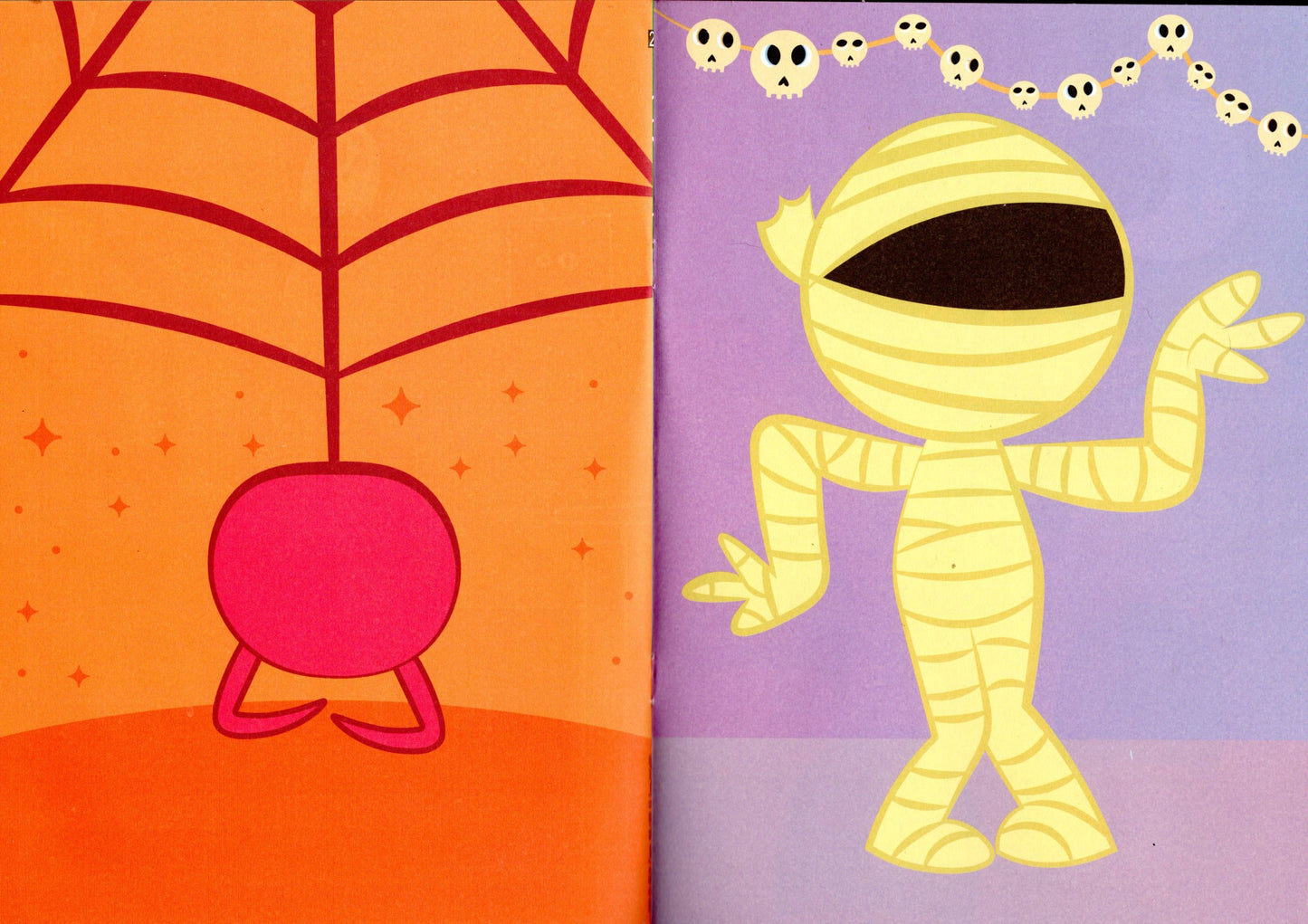Creepy & Kawaii & Spooky - Halloween Sticker Activity Book (Set of 2 Books)