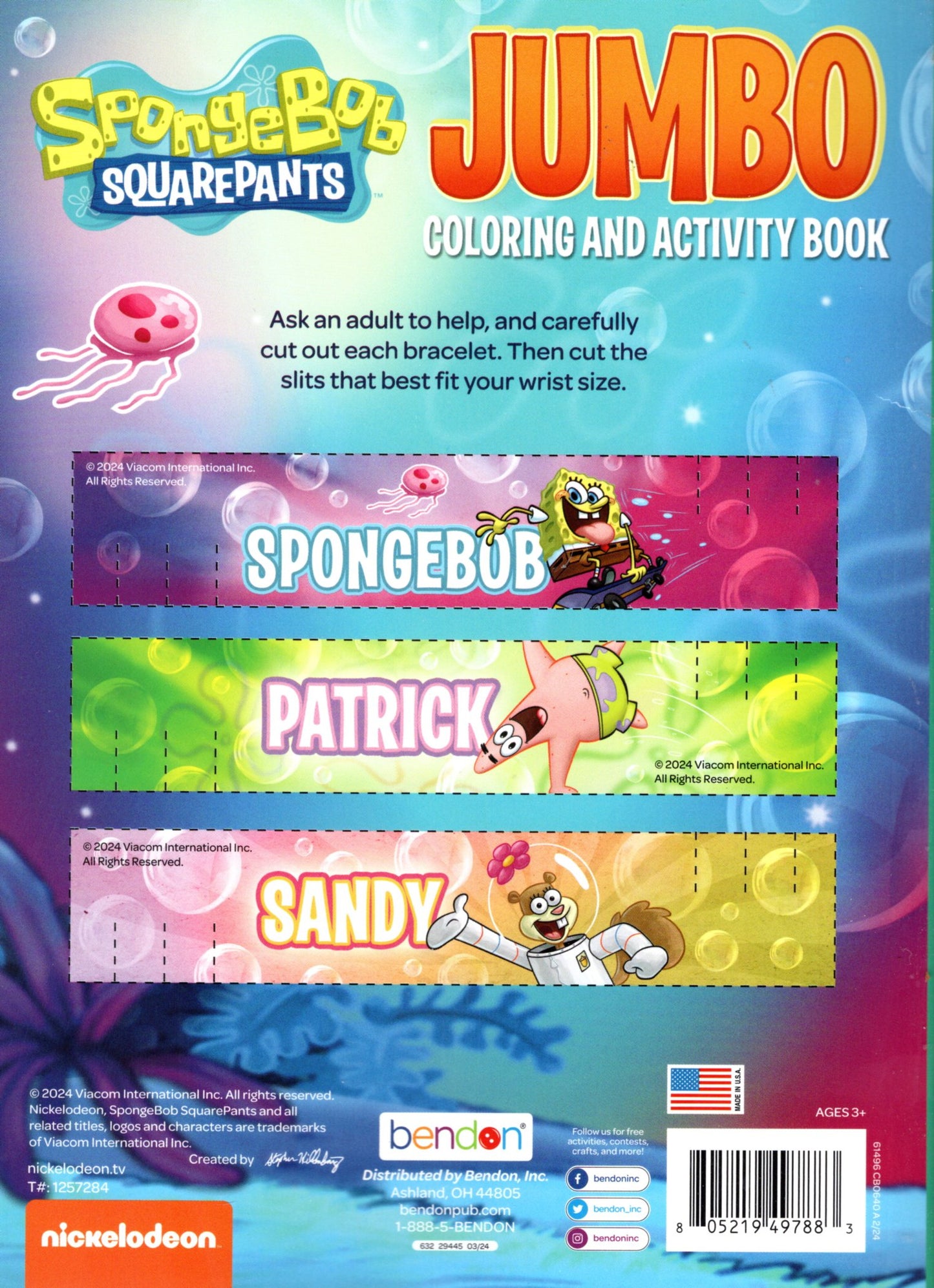 Spongebob SquarePants - Jumbo Coloring & Activity Book - I'm Ready!