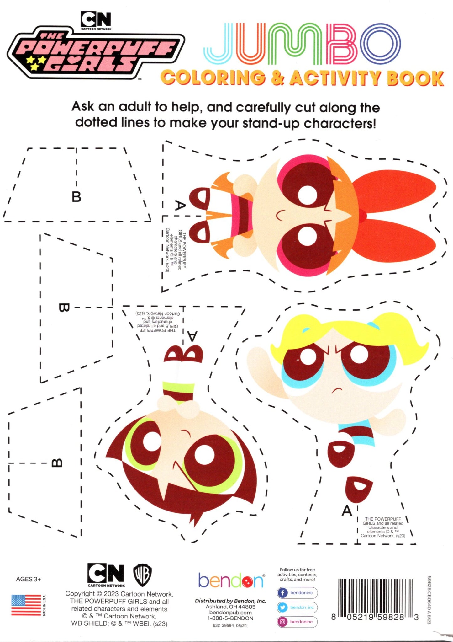 The Powerpuff Girls - Jumbo Coloring & Activity Book