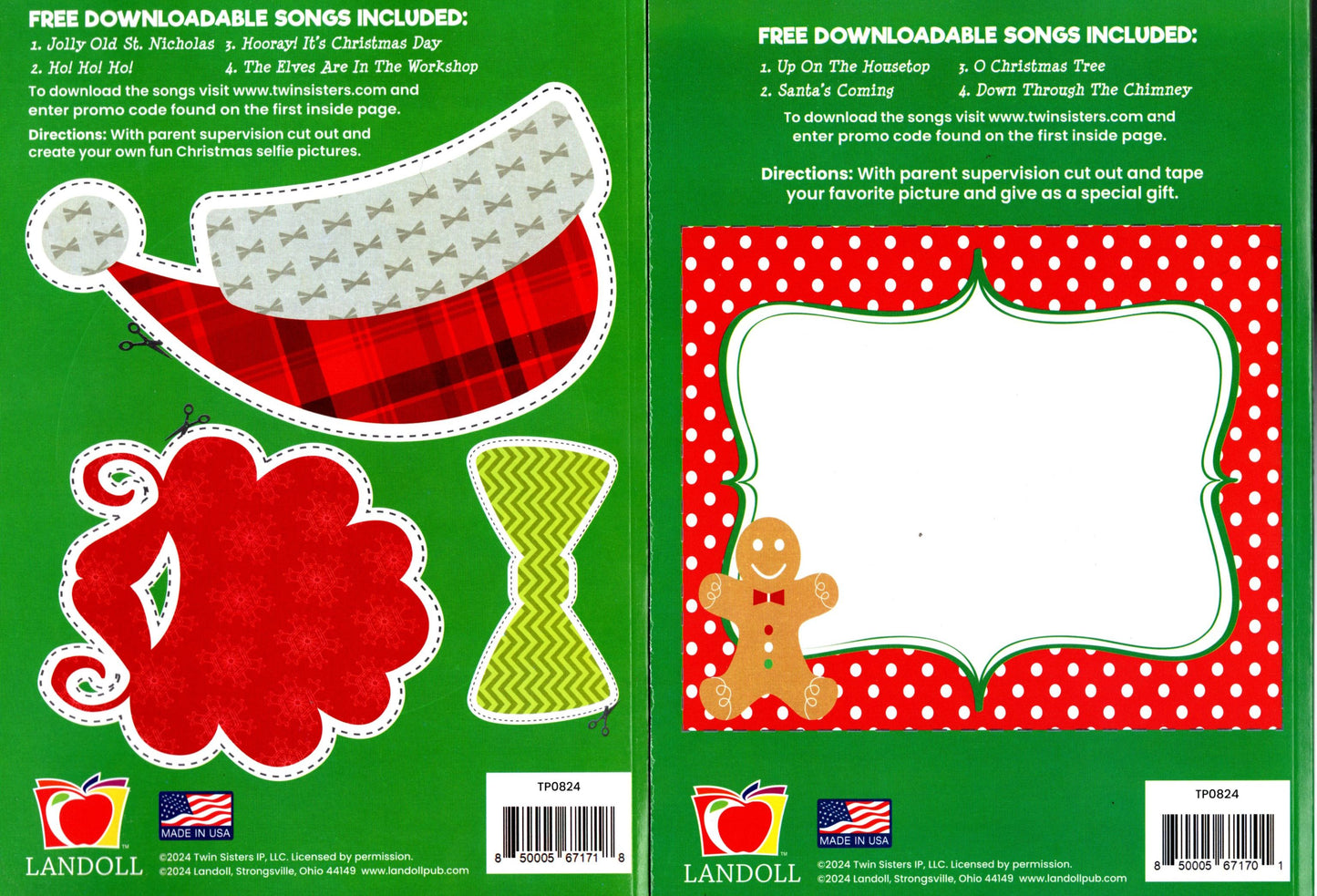 Christmas Holiday - Jumbo Coloring & Activity Book v8
