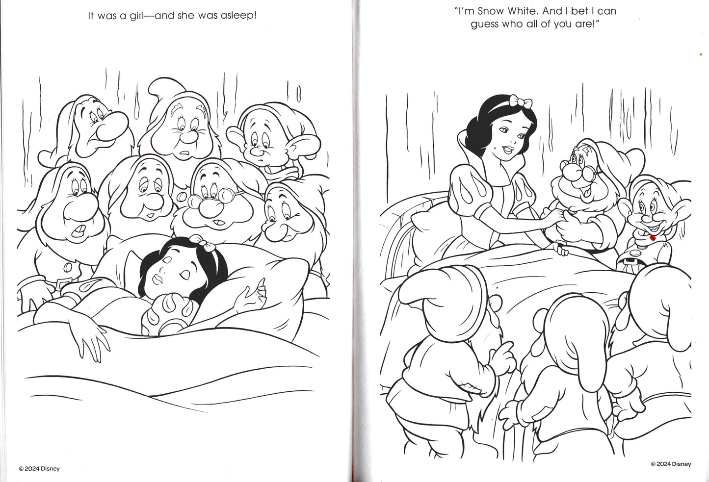 Snow White and Seven Dwarfs - Jumbo Coloring & Activity Book
