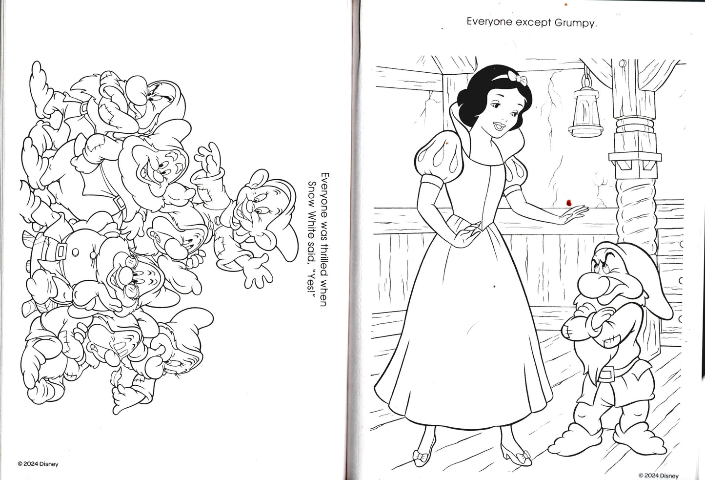 Snow White and Seven Dwarfs - Jumbo Coloring & Activity Book